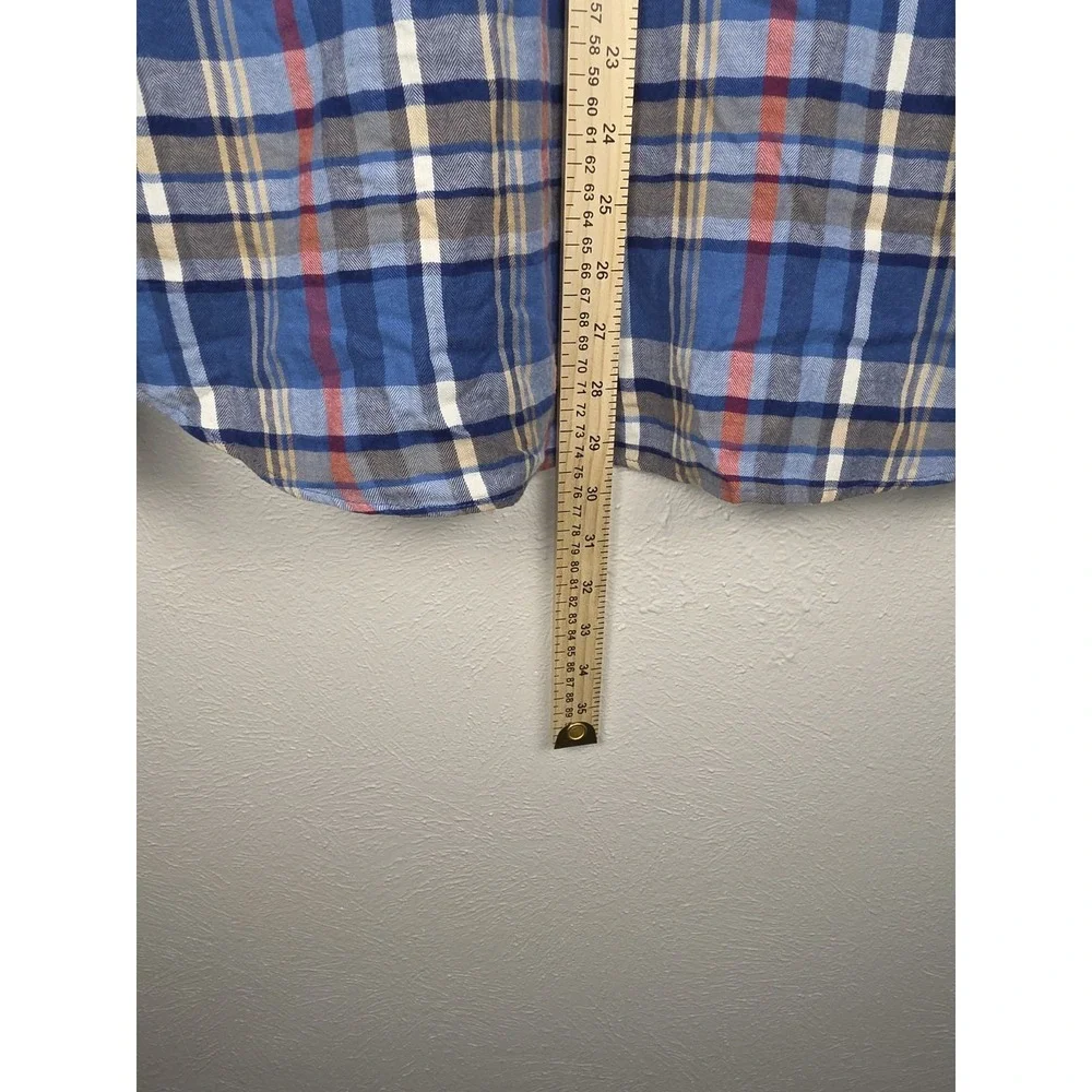 Nautica Classic Fit Plaid Button Down Long Sleeve Shirt Men's Size Large NWT